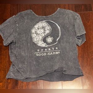 Gray Graphic Kids Shirt